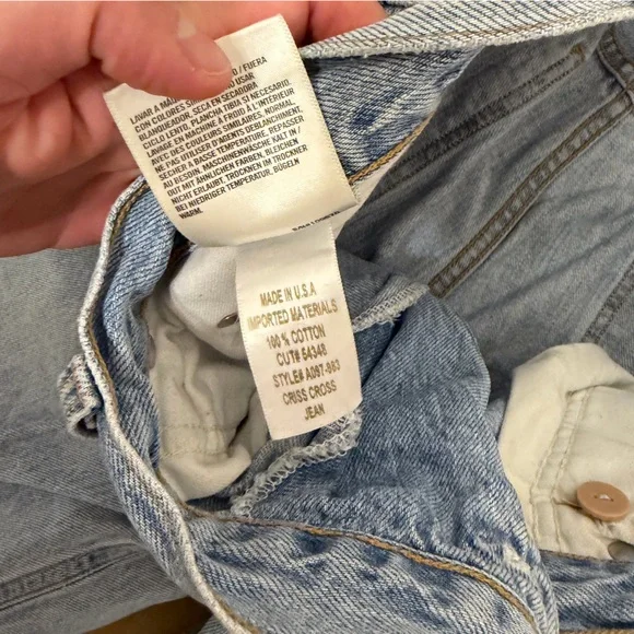 Agolde Criss Cross Straight Leg Jeans - Picture 7 of 7